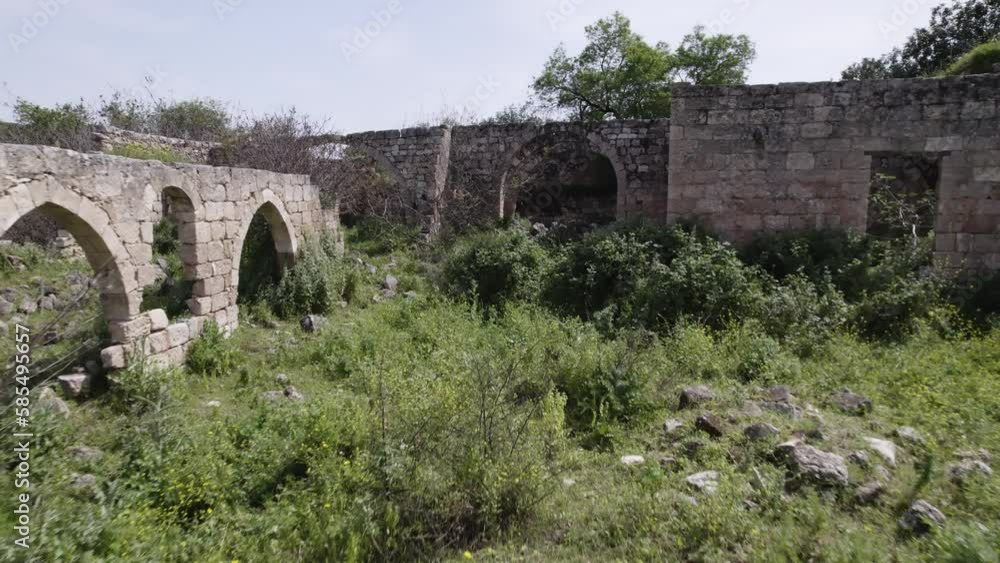 Ga'aton fort's ancient ruins, Israel Ga'aton fort's ancient ruins, Israel