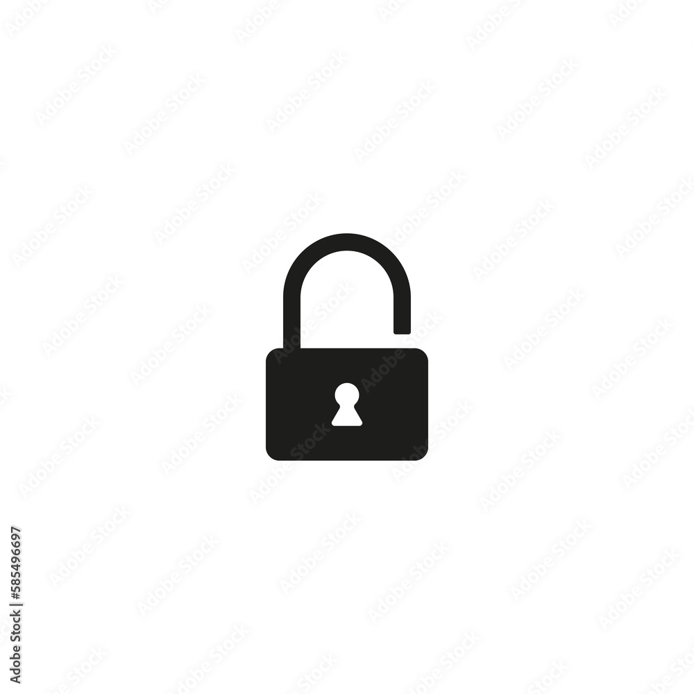 Open padlock icon Open padlock icon