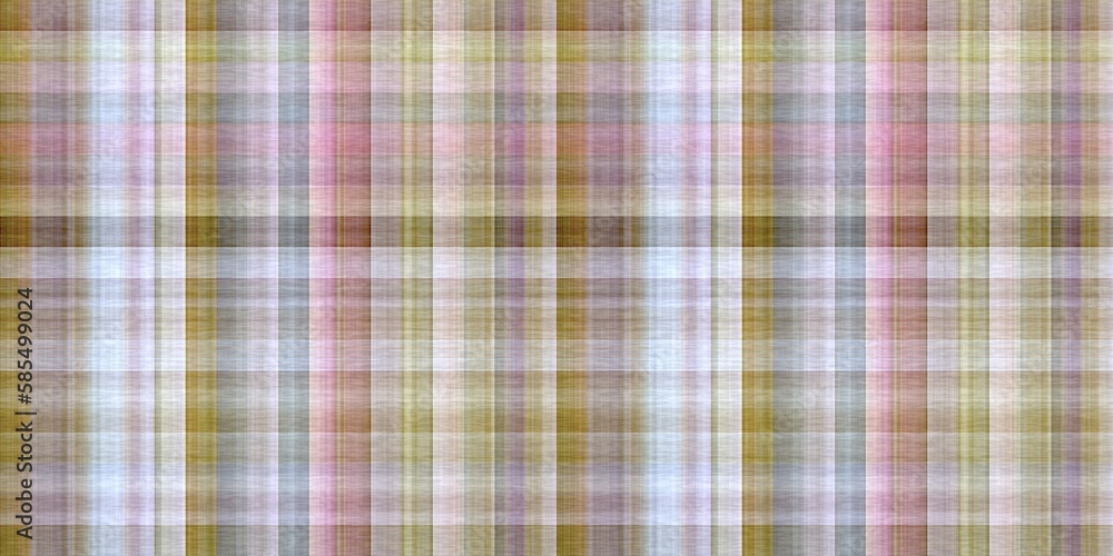 Tartan seamless border. Traditional gingham texture for natural trendy trim. Tartan seamless border. Traditional gingham texture for natural trendy trim.