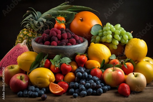 picture of a healthy fruits and vegetables