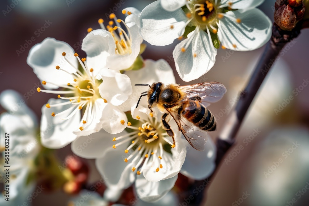 Bee on the flower Bee on the flower