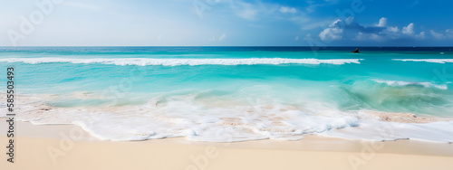 beach, sea, sand, ocean, water, sky, coast, wave, summer, waves, landscape, nature, tropical, travel, vacation, horizon, sun, shore, surf, cloud, seascape, coastline, blue, paradise, holiday