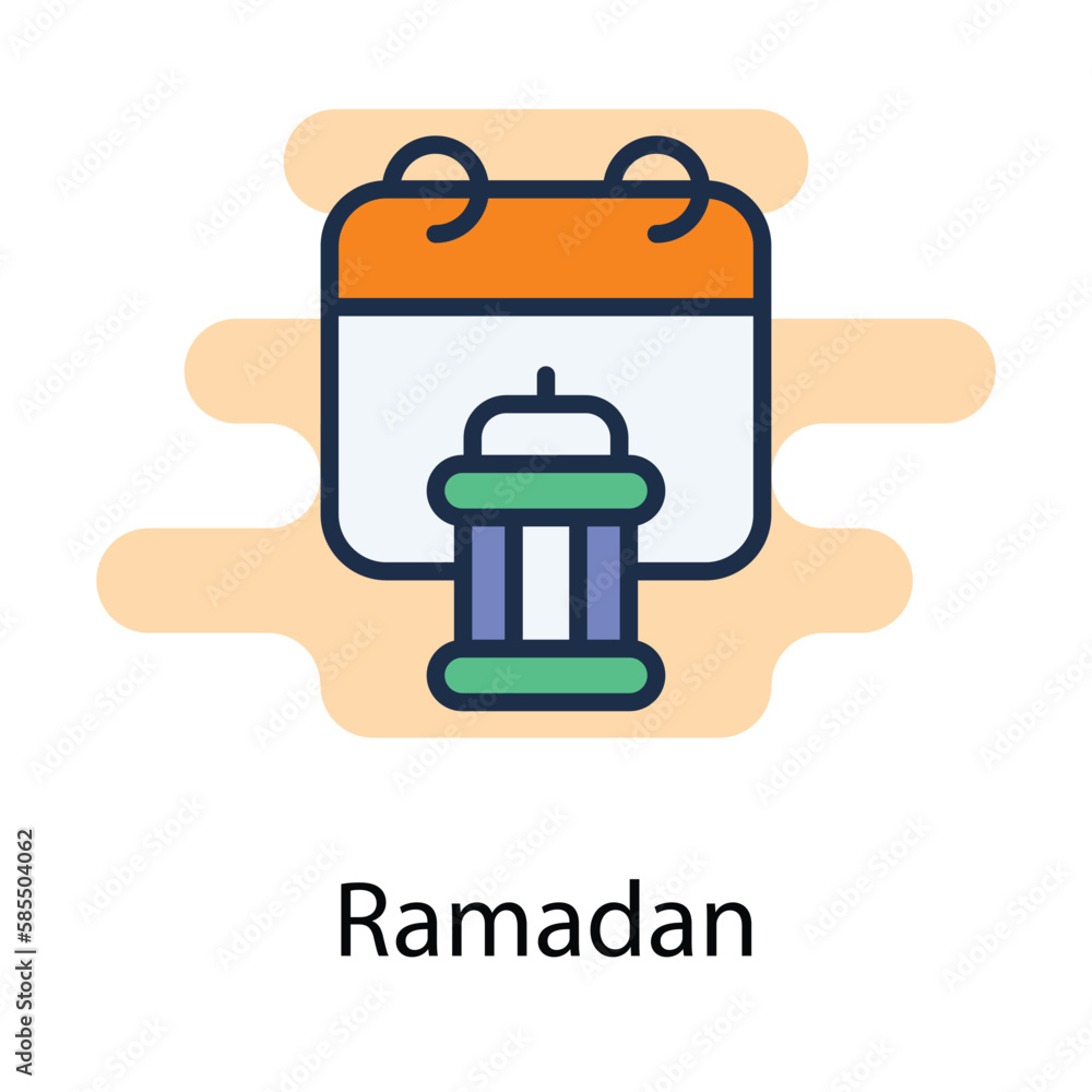 Ramadan icon. Suitable for Web Page, Mobile App, UI, UX and GUI design.