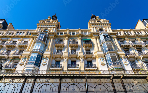 Historic Belle Epoque luxury hotel in Cimiez district of Nice on French Riviera Azure Coast in France photo