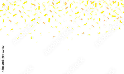  confetti gold falling shiny dust particles border background