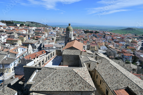 Wallpaper Mural Panoramic view of Pietramontecorvino, a medieval village in the state of Puglia in Italy. Torontodigital.ca