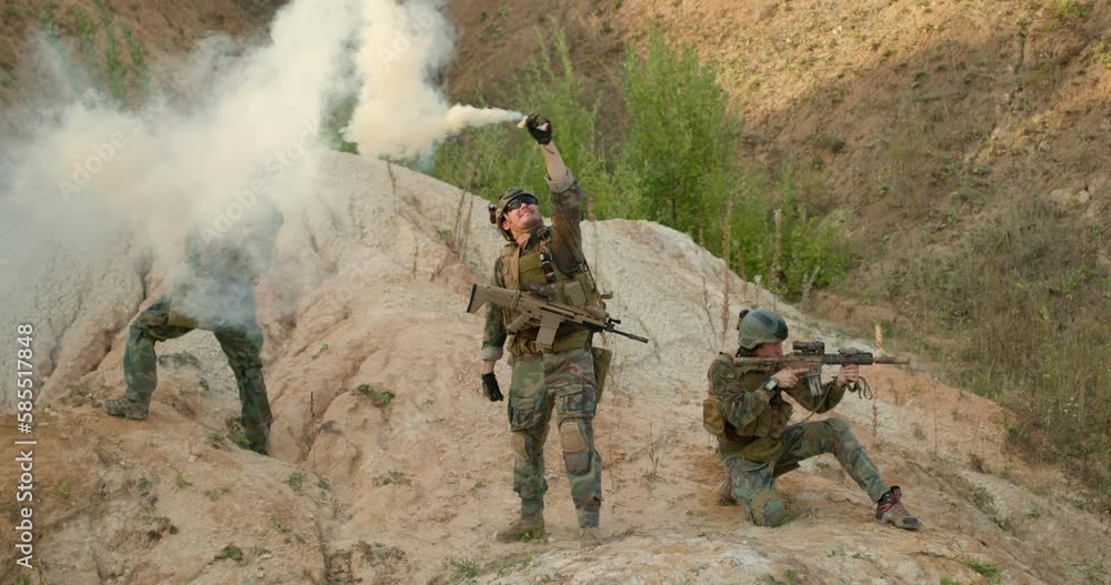 young people are learing to fight, men are taking part in war game slow motion young people are learing to fight, men are taking part in war game slow motion