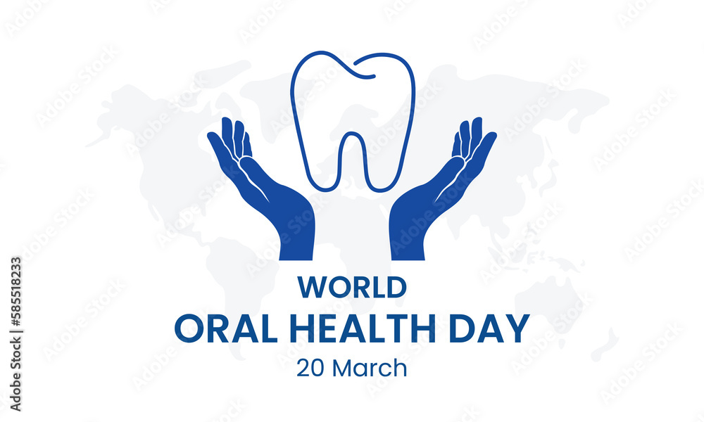 World Oral Health Day, World Oral Health Day is celebrated on March 20, World Oral Heath Day Vector Design, World Oral Health Day logo, campaign World Oral Health Day, World Oral Health Day is celebrated on March 20, World Oral Heath Day Vector Design, World Oral Health Day logo, campaign