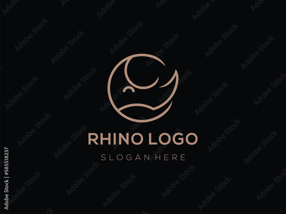 Rhino Logo Design