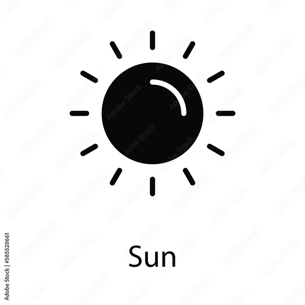 Sun icon. Suitable for Web Page, Mobile App, UI, UX and GUI design. Sun icon. Suitable for Web Page, Mobile App, UI, UX and GUI design.