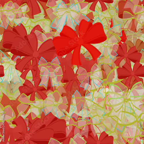Background pattern abstract design texture. Seamless. Theme is about ribbons, adornment, decoration, dressing, embellishment