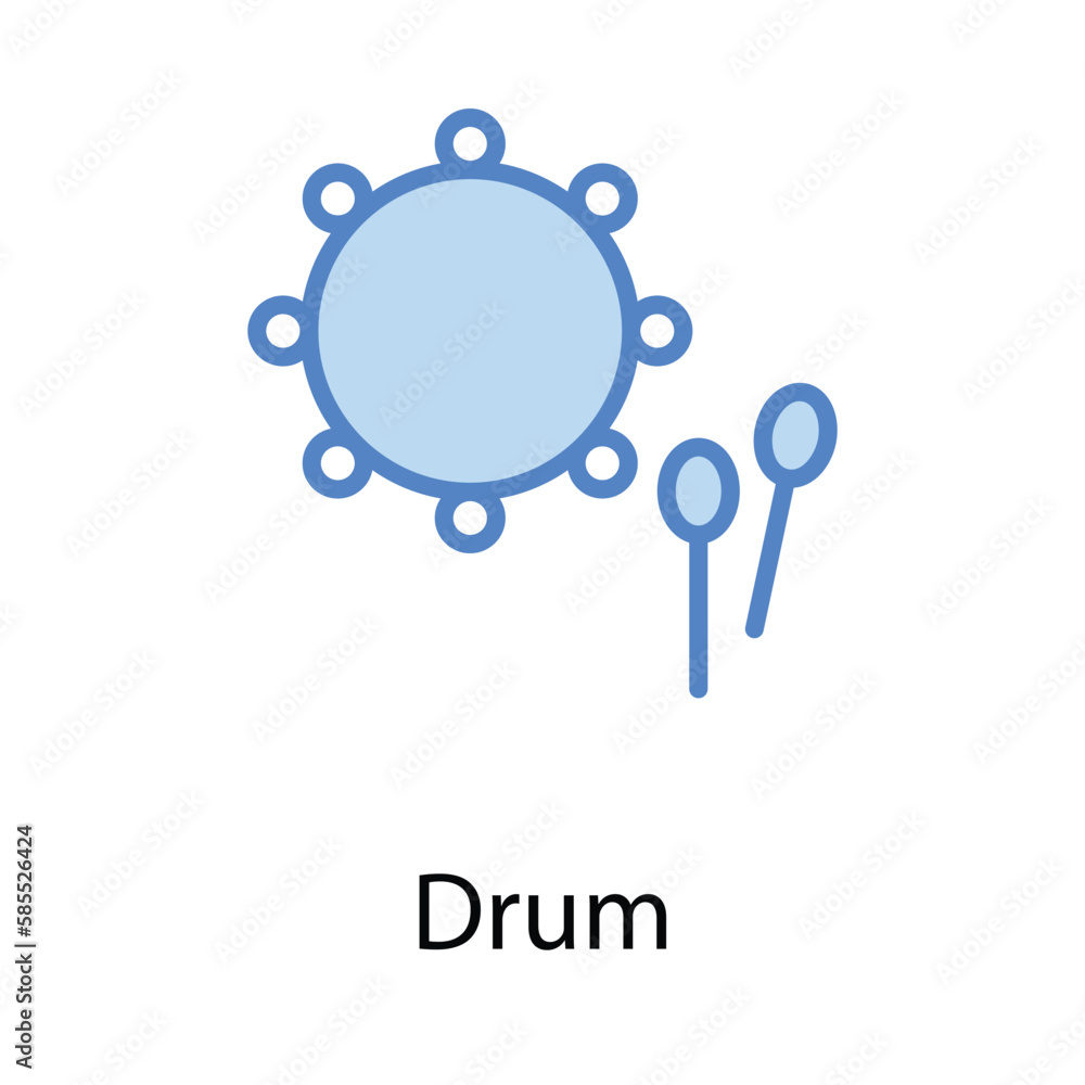 Drum icon. Suitable for Web Page, Mobile App, UI, UX and GUI design. Drum icon. Suitable for Web Page, Mobile App, UI, UX and GUI design.