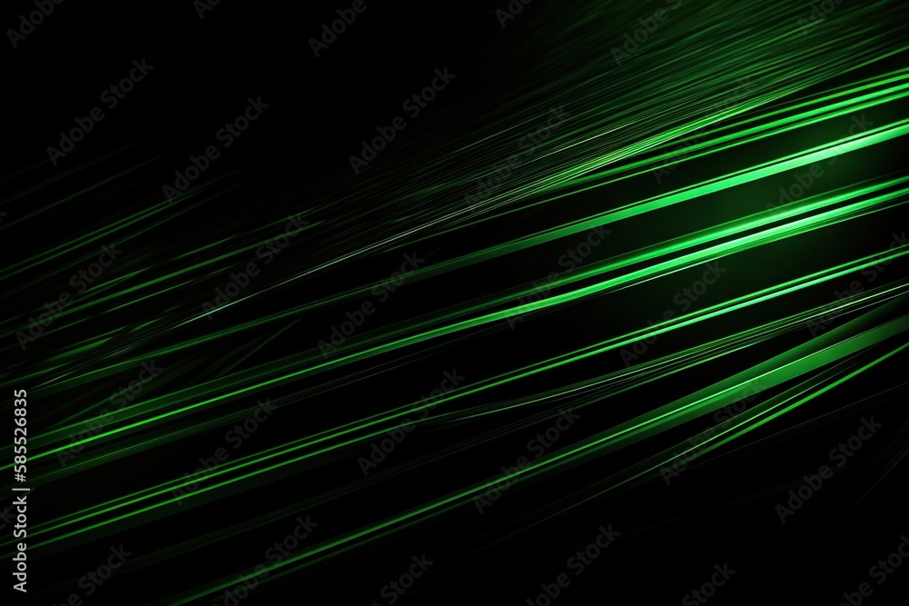 a dark background with green lines and a black background with white lines. generative ai a dark background with green lines and a black background with white lines. generative ai