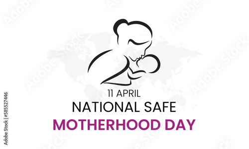 national safe motherhood day, National Safe Motherhood Day, Vector illustration design
