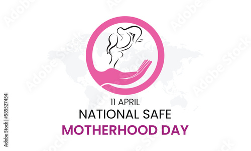 national safe motherhood day, National Safe Motherhood Day, Vector illustration design
