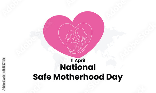 national safe motherhood day, National Safe Motherhood Day, Vector illustration design
