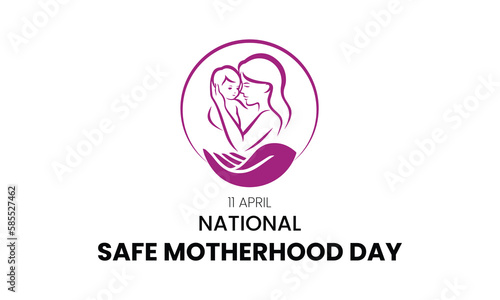 national safe motherhood day, National Safe Motherhood Day, Vector illustration design

