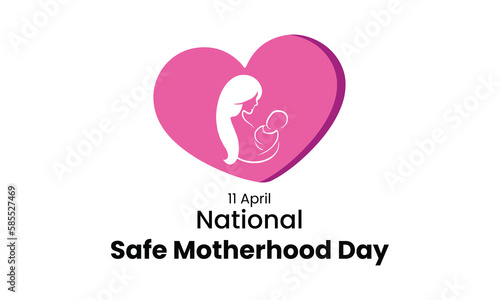 national safe motherhood day, National Safe Motherhood Day, Vector illustration design
