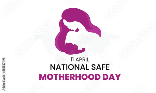 national safe motherhood day, National Safe Motherhood Day, Vector illustration design
