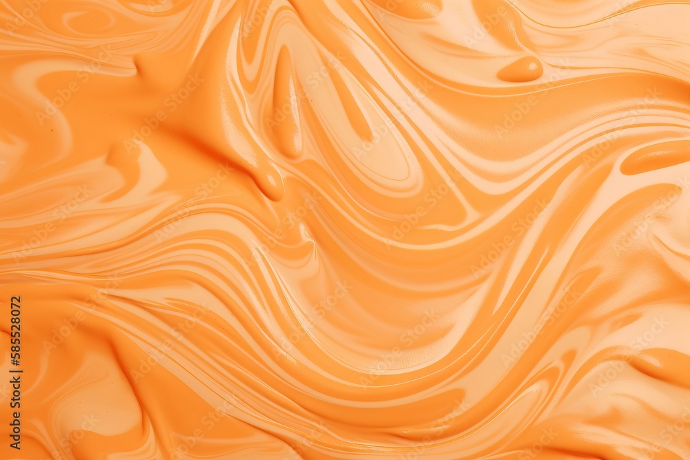 a close up view of a yellow liquid textured background. generative ai a close up view of a yellow liquid textured background. generative ai