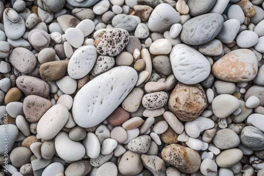 a bunch of rocks that are sitting on the ground together. generative ai a bunch of rocks that are sitting on the ground together. generative ai
