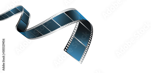 sfondo, cinema, pellicola cinema su sfondo bianco

