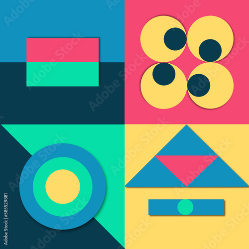 Colorful Geometry Shapes