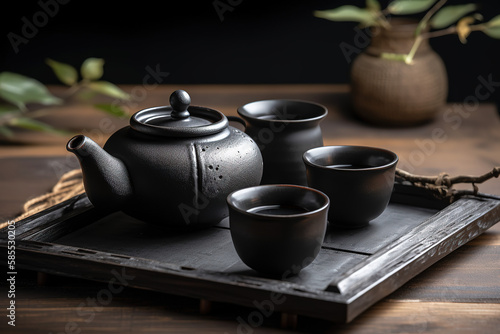 Oriental Black Tea Set