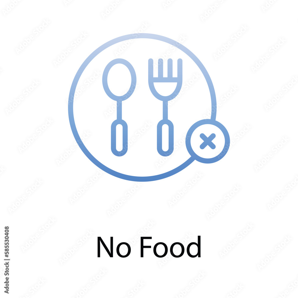 No Food icon. Suitable for Web Page, Mobile App, UI, UX and GUI design. No Food icon. Suitable for Web Page, Mobile App, UI, UX and GUI design.