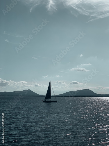 sailing boat on the sea