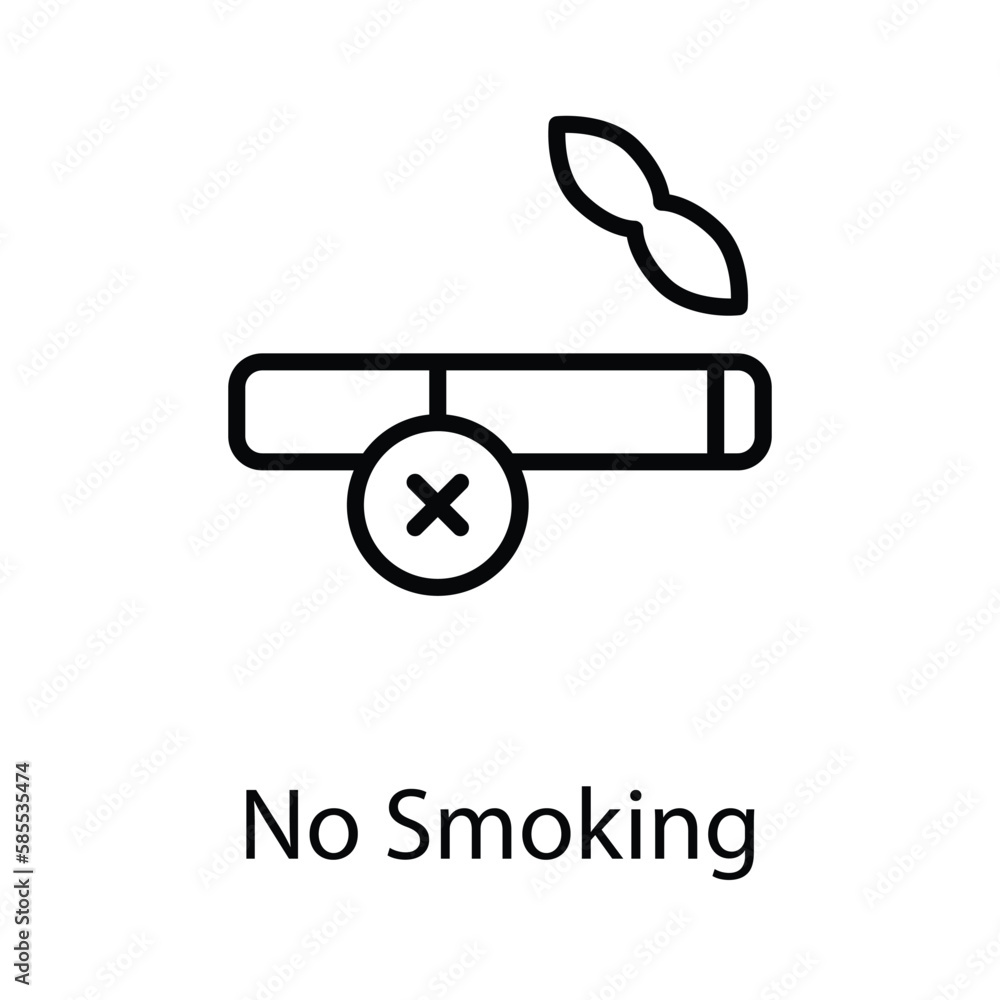 No Smoking icon. Suitable for Web Page, Mobile App, UI, UX and GUI design. No Smoking icon. Suitable for Web Page, Mobile App, UI, UX and GUI design.