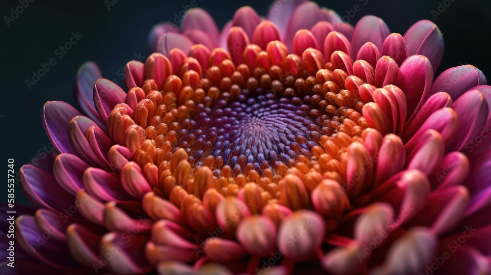 close up of flower background colorful, generative AI close up of flower background colorful, generative AI