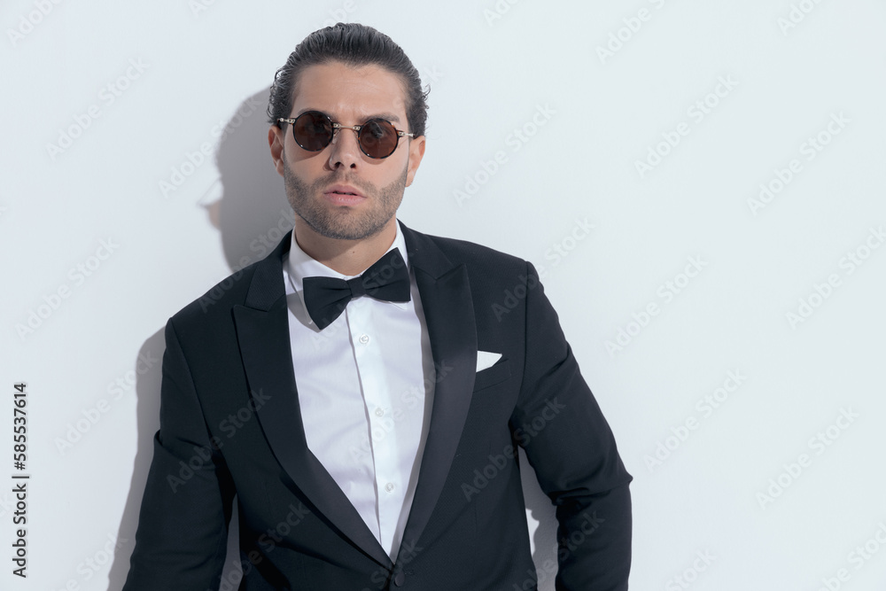 businessman with nice style looking at the camera businessman with nice style looking at the camera