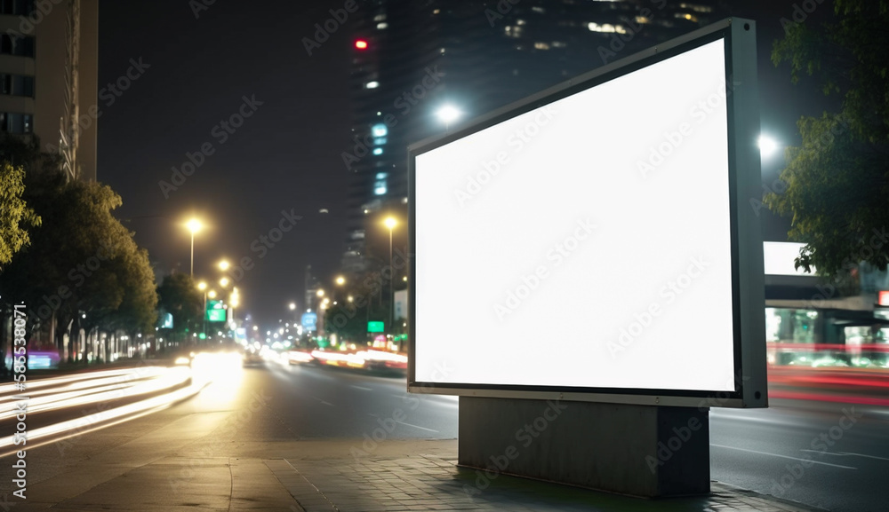 billboard on the street 