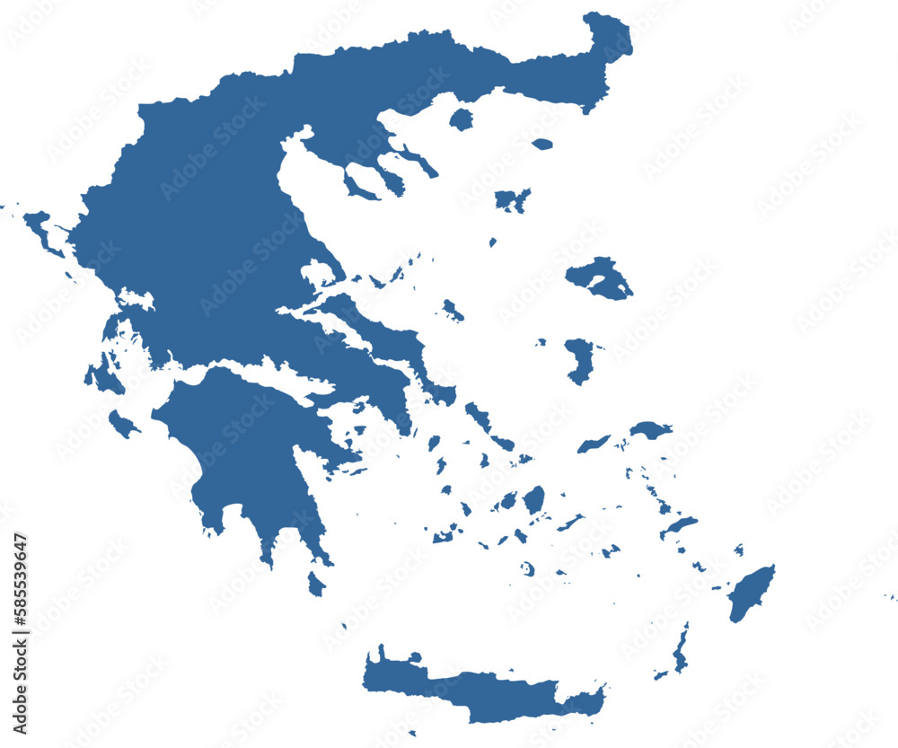 Fototapeta premium Map of Greece