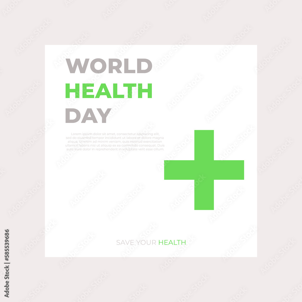 World Health Day is a global health awareness day celebrated every year