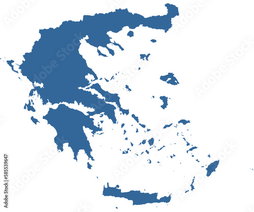 Map of Greece © Dimitrios