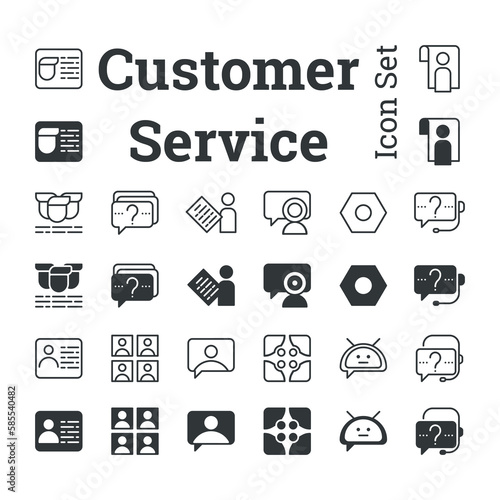 Customer Service Essentials: Icon Set