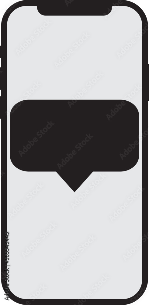 Obraz premium Chat bubble Phone icon