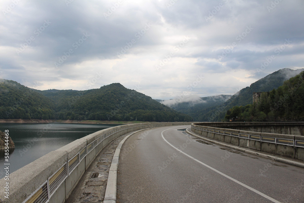 Enchanting Bridge by a Majestic Mountain: A Scenic Engineering Wonder Enchanting Bridge by a Majestic Mountain: A Scenic Engineering Wonder