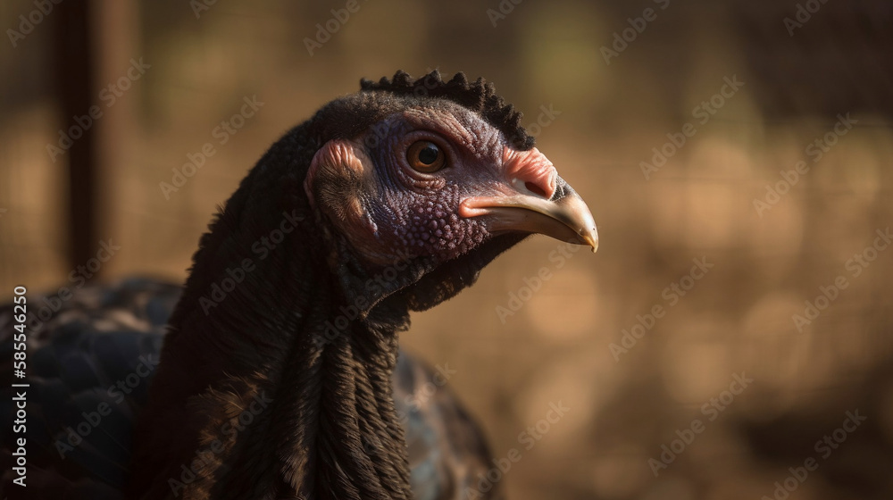 a big turkey running through a field a big turkey running through a field
