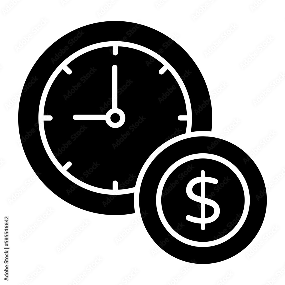 Business Day Glyph Icon