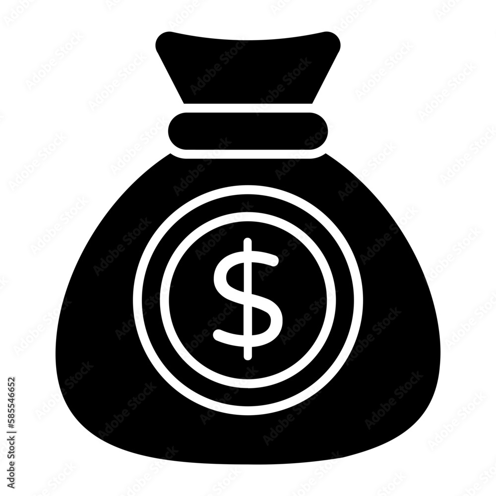 Investment Glyph Icon Investment Glyph Icon