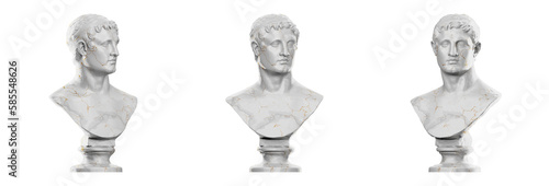 Obraz na plátně Ptolemy II Philadelphus statue in exquisite 3D render.