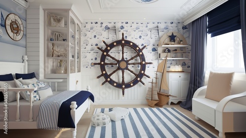cool kid's room interior