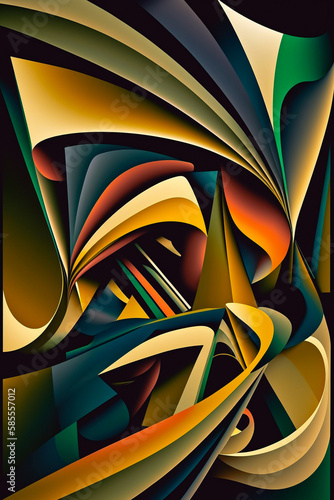 Wallpaper Mural Abstract background multicolored background. AI Torontodigital.ca