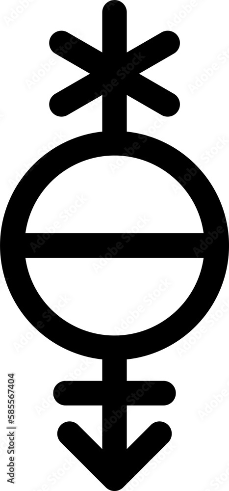 Fototapeta premium pangender gender orientation symbol sexual icon