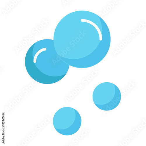 Bubbles Flat Icon