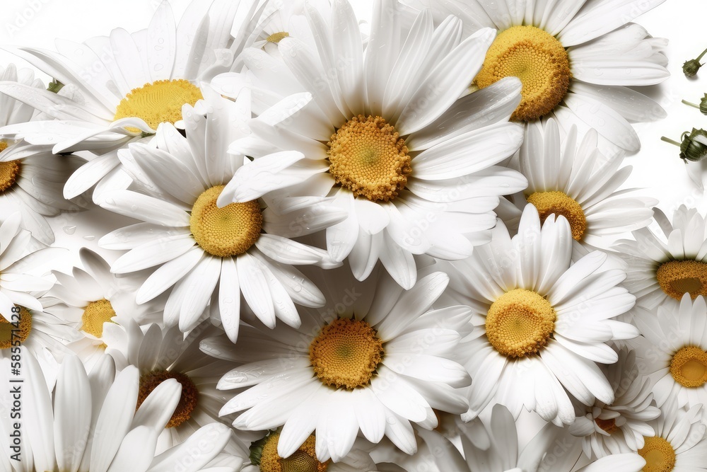 Obraz premium Happy spring time Daisy pattern