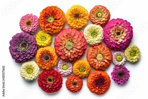 Happy spring time Zinnia pattern